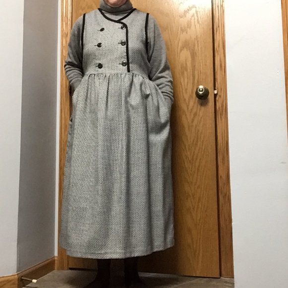 Bedford Fair Lifestyles Black & White Jumper Dress - Picture 9 of 11